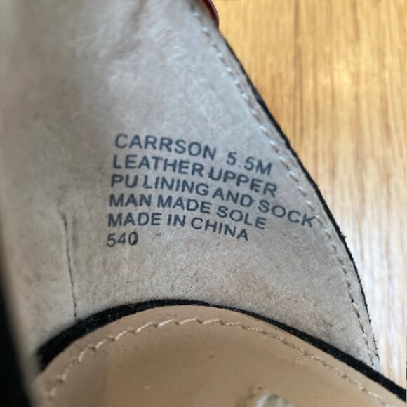 Steve Madden Carrson Block Heel Black Suede sandal 5.5 - Picture 7 of 11